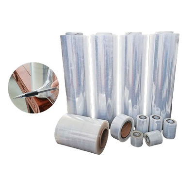 Qualität  50mm Soft LDPE Stretch Film Roll Transparent LDPE Sheet For Machine Wrap usine