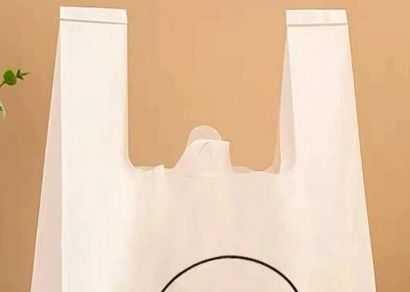 HDPE-LDPE-Plastikwesten Trägertüten Weiße Kunststoff-T-Shirts Einkaufstüten