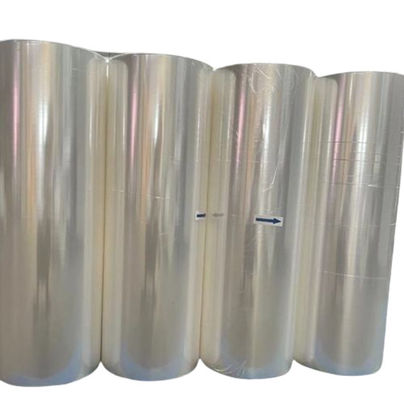 19 Mikron Clear POF Shrink Wrap Film Roll Mittelfalt Polyolefin Shrink Film