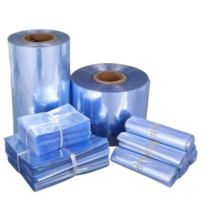 Kristallzentrifoldete PVC-Clear Shrink Wrap Film Roll für die Verpackung
