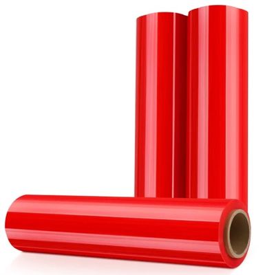 Rote Farbe 30 Mikron LDPE-Stretchfilm Flexible Palettenwicklung