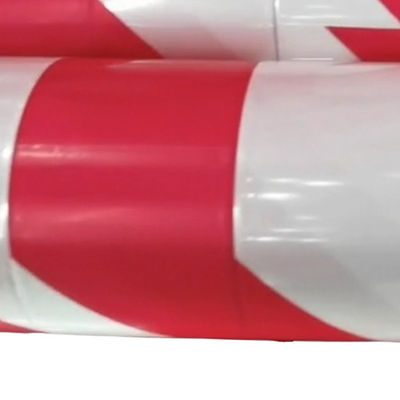 80 - 150 Mikron PE Schutzfilm LDPE HDPE Rot-Weiß Warnband