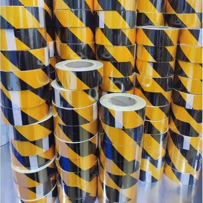 Kleber PE Schutzfilm Schwarz-Gelb Warnband ISO9001 SGS CE ROHS zugelassen