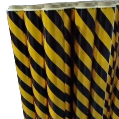Kleber PE Schutzfilm Schwarz-Gelb Warnband ISO9001 SGS CE ROHS zugelassen