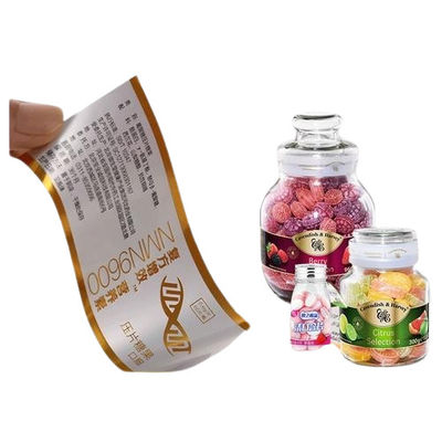 Feuchtigkeitsdichte Flasche Schrumpfpackung Hülsen PETG OPS PVC PLA Schrumpfetiketten