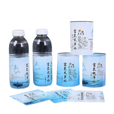 Feuchtigkeitsdichte Flasche Schrumpfpackung Hülsen PETG OPS PVC PLA Schrumpfetiketten