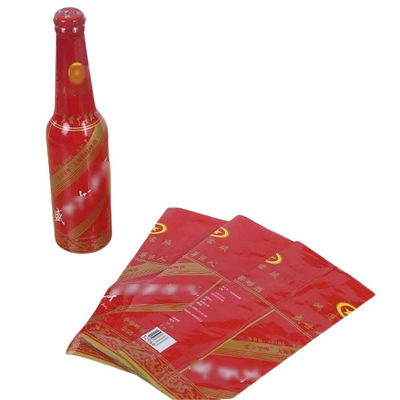 Flaschen mit thermisch schrumpfender Verpackung Etiketten mit thermisch schrumpfender PVC-Hülle