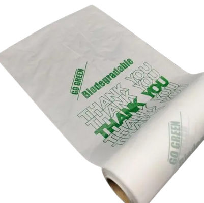 Maßgeschneiderte biologisch abbaubare Einkaufstaschen 13 Mikron Biodegradable Weste Trägertaschen