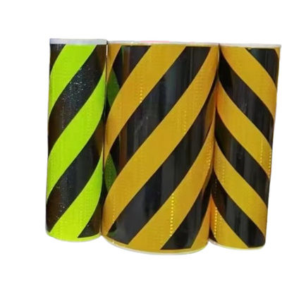 Verkehrsdruck BOPP-Bandrolle Schwarz-gelb Warnband