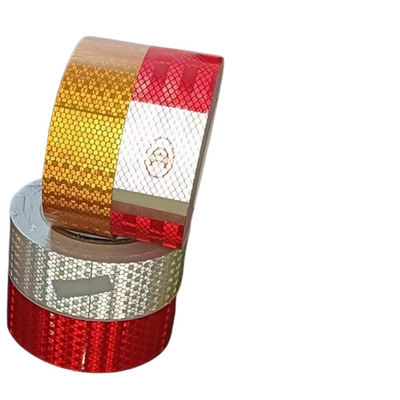 High Visibility Adhesives Traffic Marking Tape BOPP Straßenverkehrssicherheit Reflexionsband