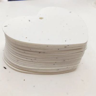 200gm leeres eingebettetes Saatpapier 0,3 mm - 0,5 mm Dicke 100 Blätter